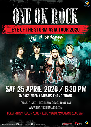 ONE OK ROCK@バンコク タイ！