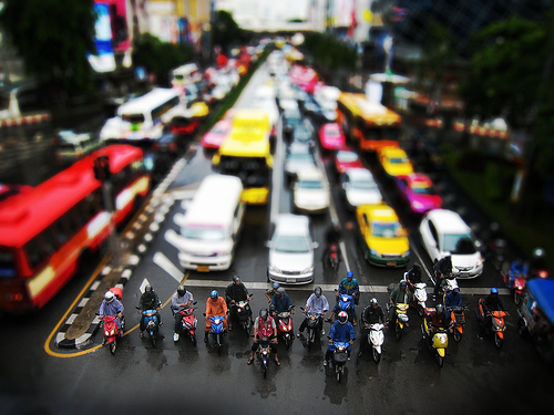バンコクの夕方　世界最悪の渋滞
